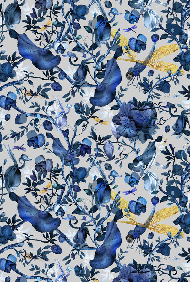 Moooi Carpets - Biophilla Blue Grey - 200x300 cm Vloerkleed