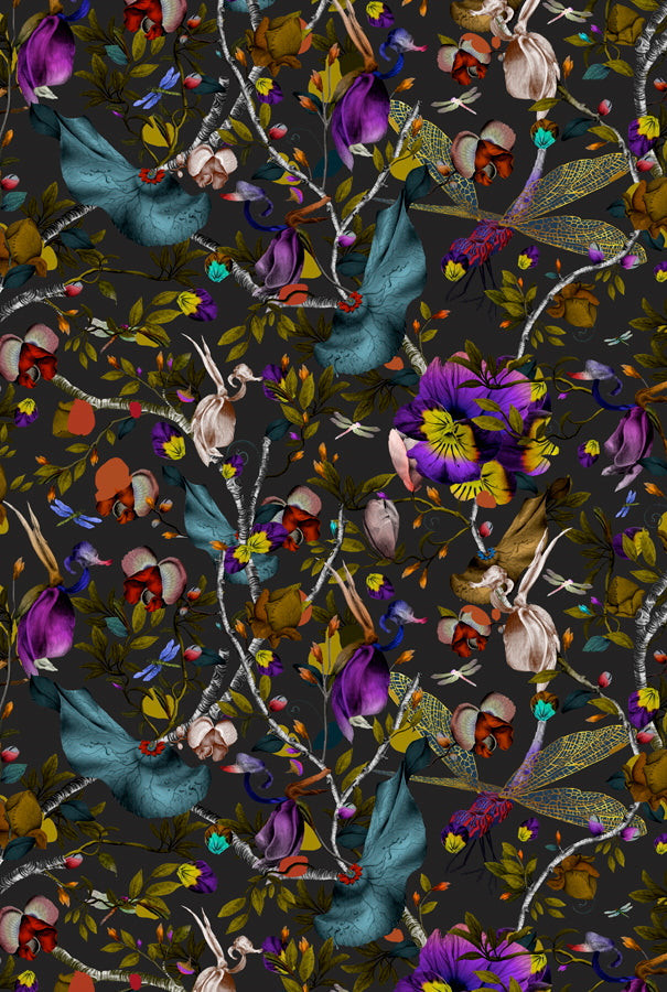 Moooi Carpets - Biophilla Dark Slate - 200x300 cm Vloerkleed