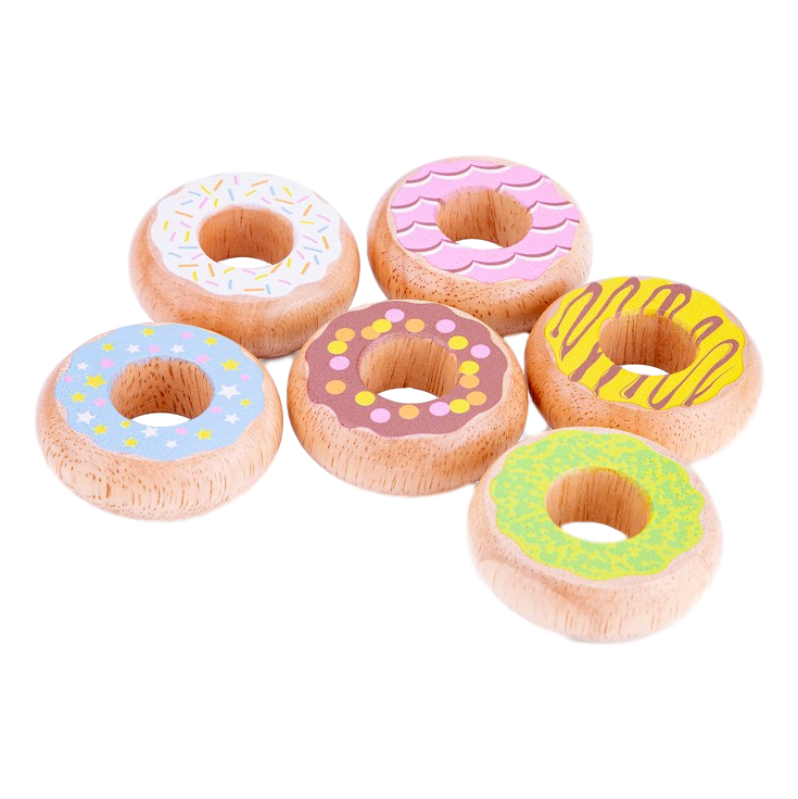 Houten donuts
