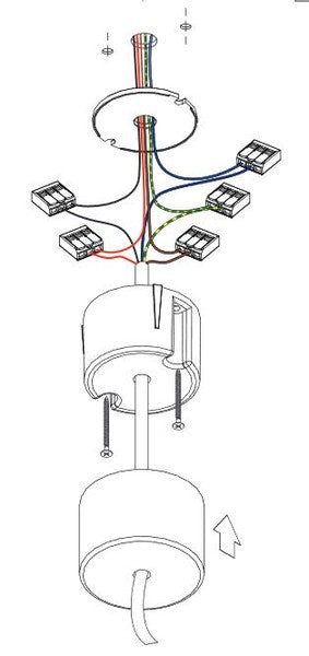 Modular - Twin suspension kit 4m / 5x0.75 (2 cables) zwart structuur