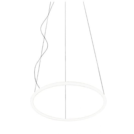 Artemide - Alphabet of Light circular push / DALI Hanglamp wit