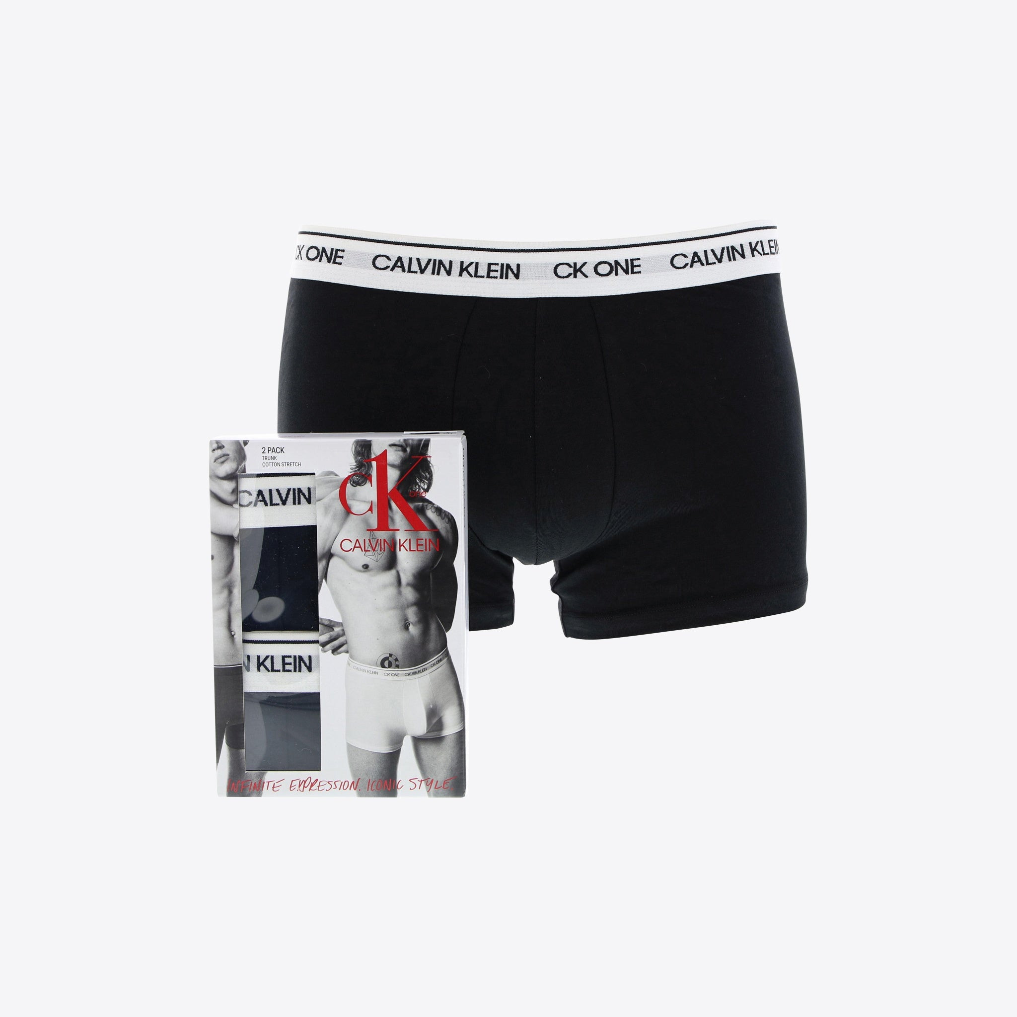 Boxershort Zwart 2-pack