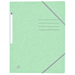 Elastomap oxford top file+ a4 pastel groen | Omdoos a 10 stuk