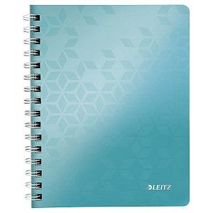 Notitieboek leitz wow a5 spiraal pp lijn ijsblauw | 1 stuk