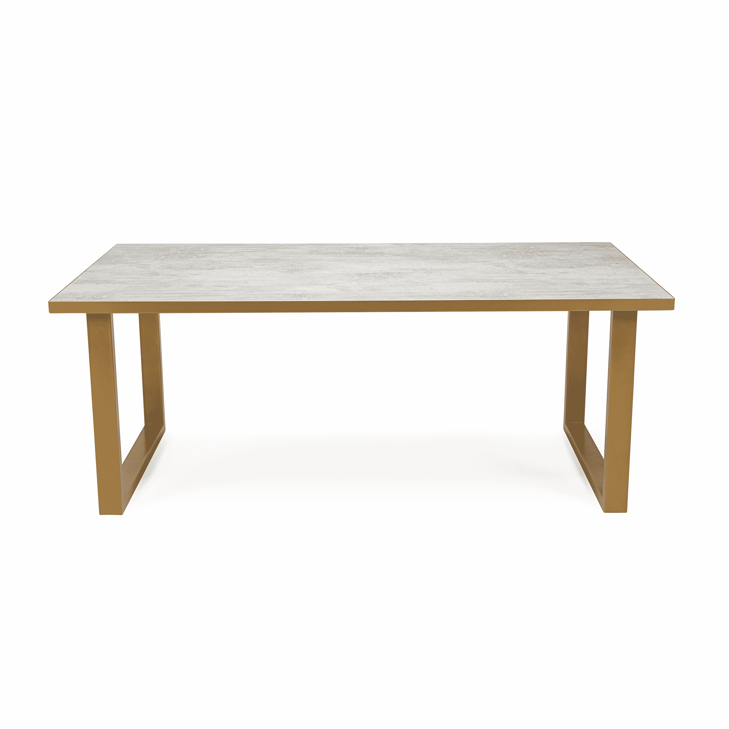 Stalux Eettafel Joop - goud / beton