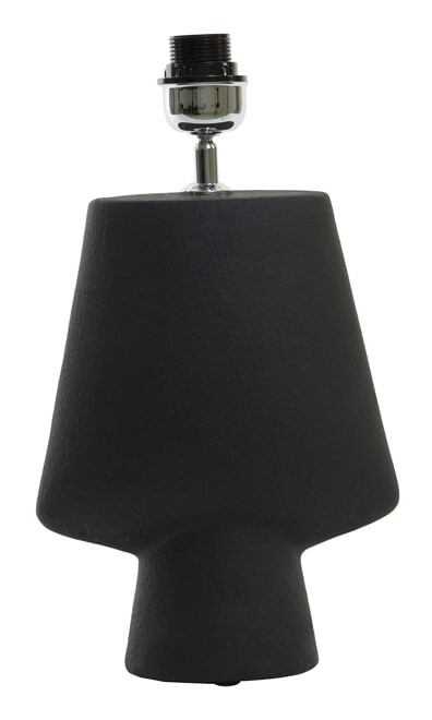 Light & Living Tafellamp 'Ciara' Keramiek, 40cm, kleur Zwart (excl. kap)
