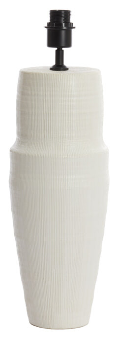 Light & Living Tafellamp 'Picacho' Keramiek, 55cm, kleur Crème (excl. kap)