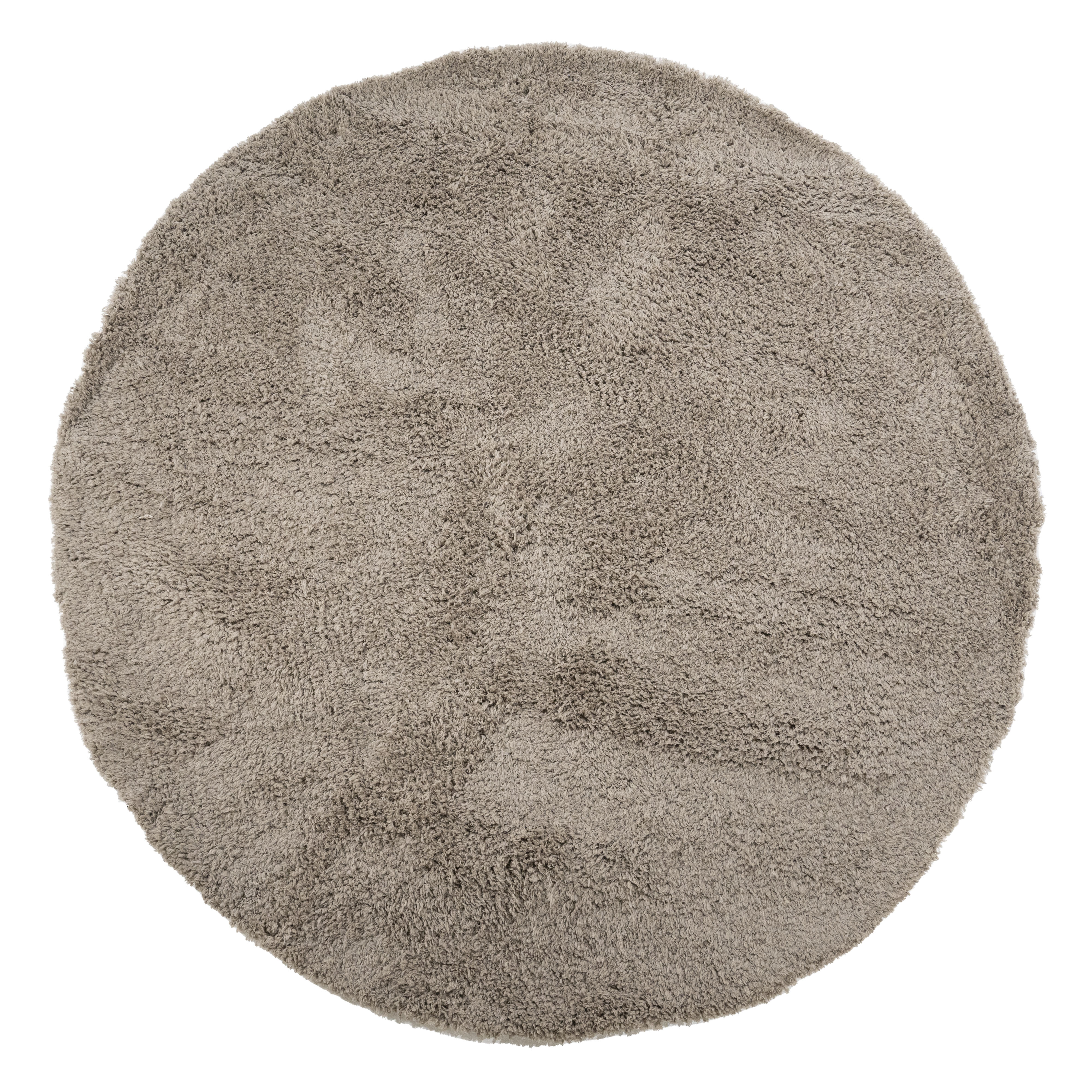 By-Boo Rond Vloerkleed 'Fez' 220 cm, kleur Taupe