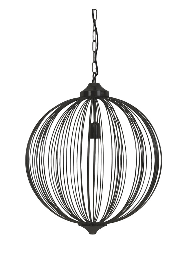 Light & Living Hanglamp 'Mala' 50cm, mat zwart