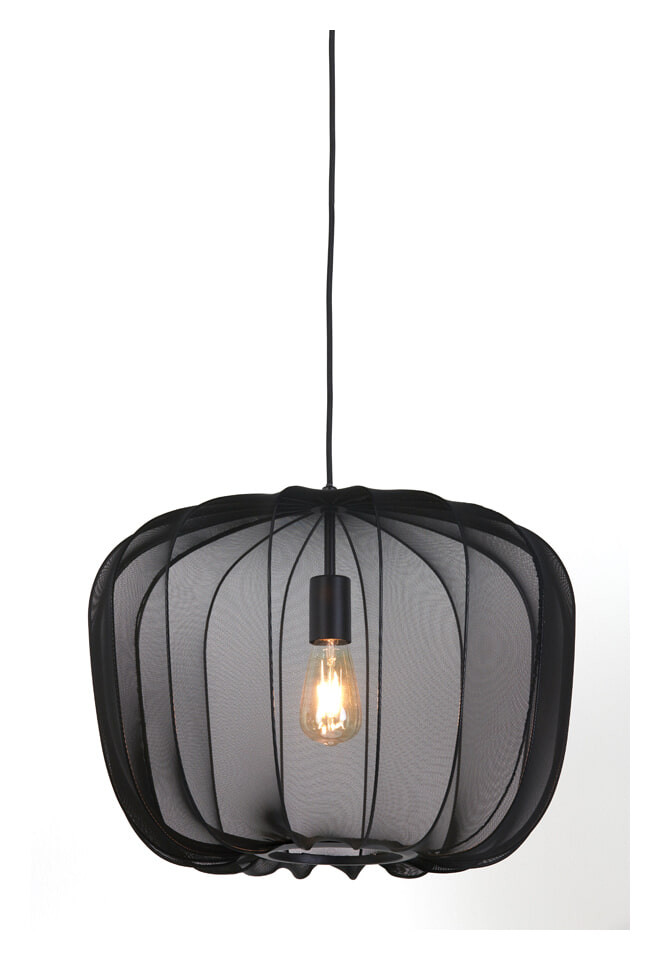 Light & Living Hanglamp 'Plumeria' 50cm, kleur Zwart
