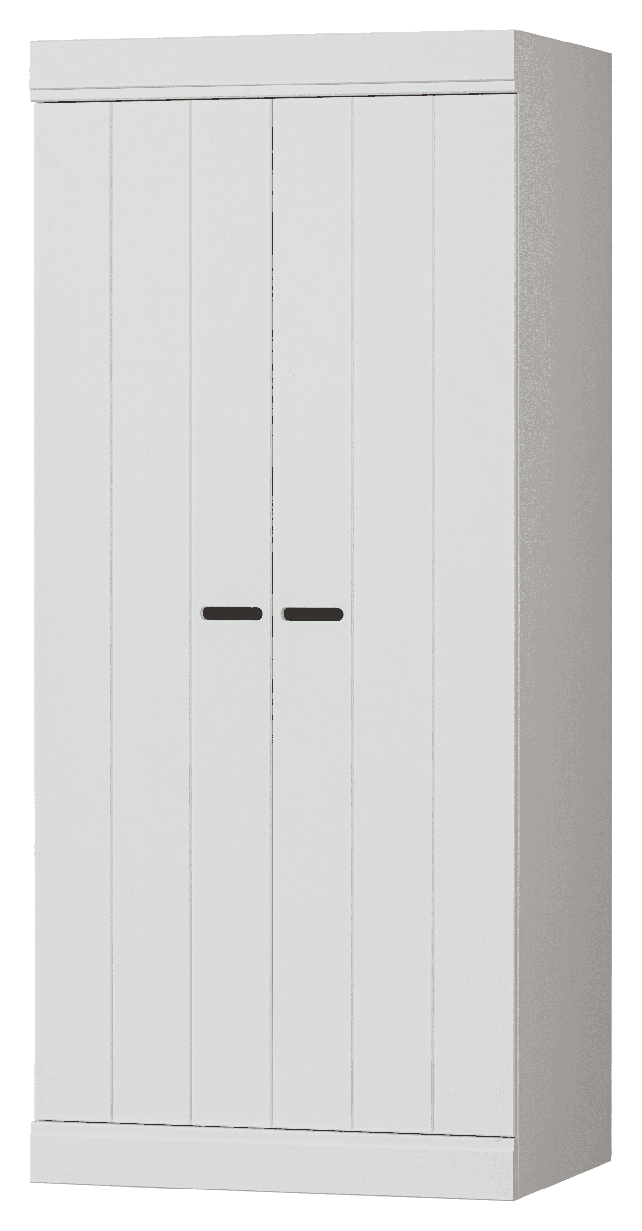 WOOOD Kledingkast 'Connect' 175 x 77cm, 2 deuren, kleur Wit