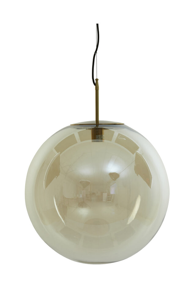 Light & Living Hanglamp 'Medina' 48cm, kleur Amber