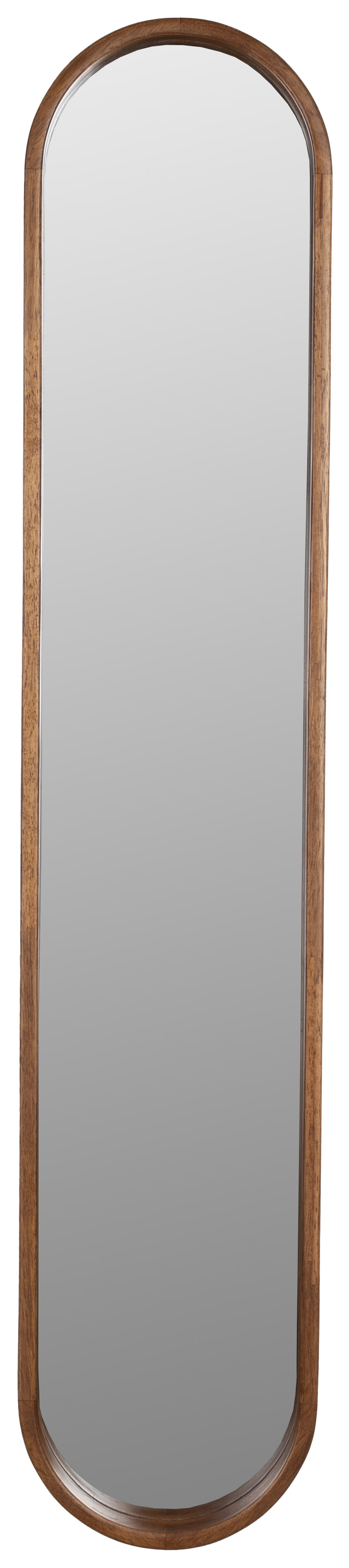 ZILT Ovale Spiegel 'Rania' Rubberhout, 120 x 24cm