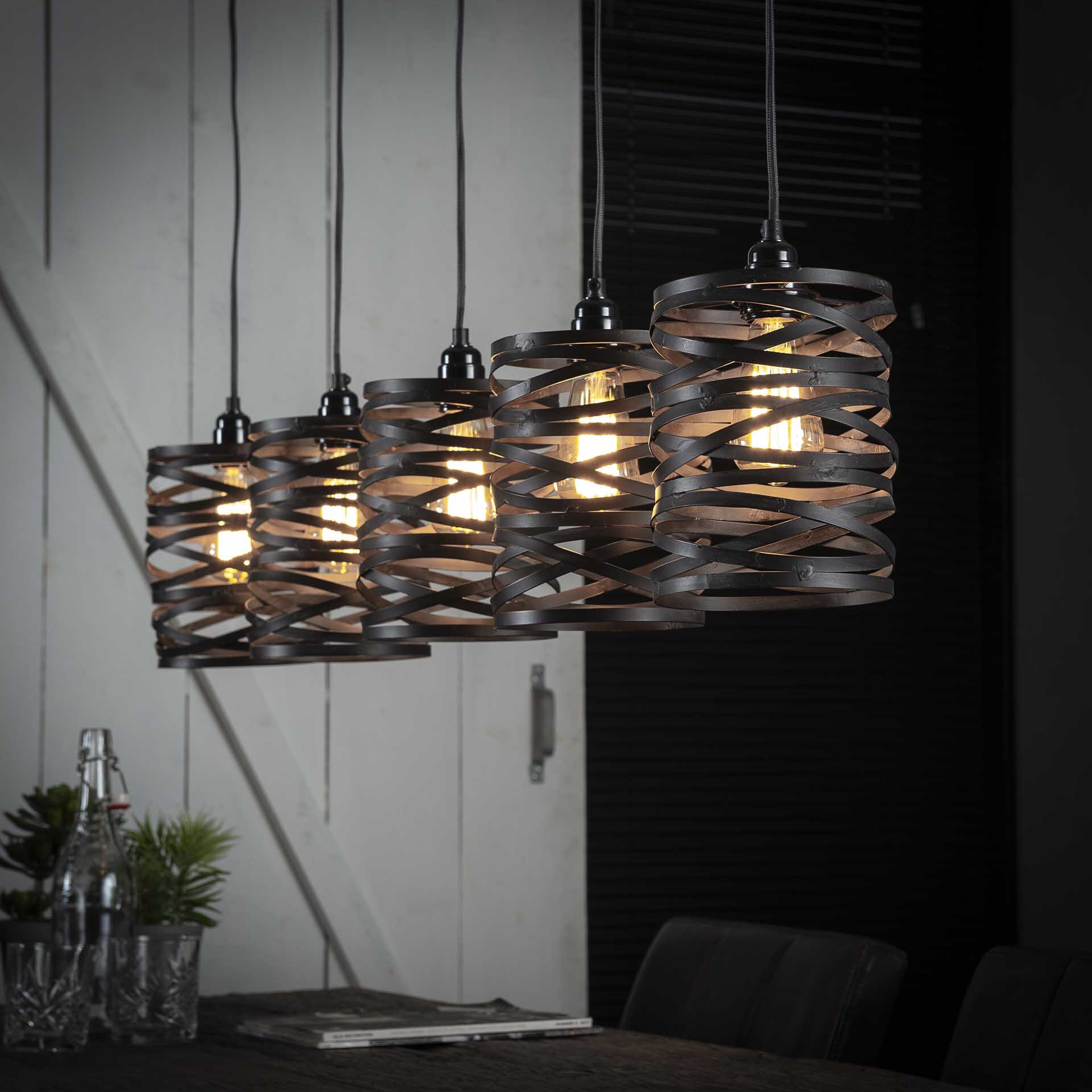 Hanglamp 'Kristina' 5-lamps