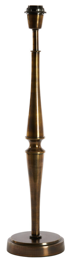 Light & Living Tafellamp 'Farla' 63cm, kleur Antiek Brons (excl. kap)