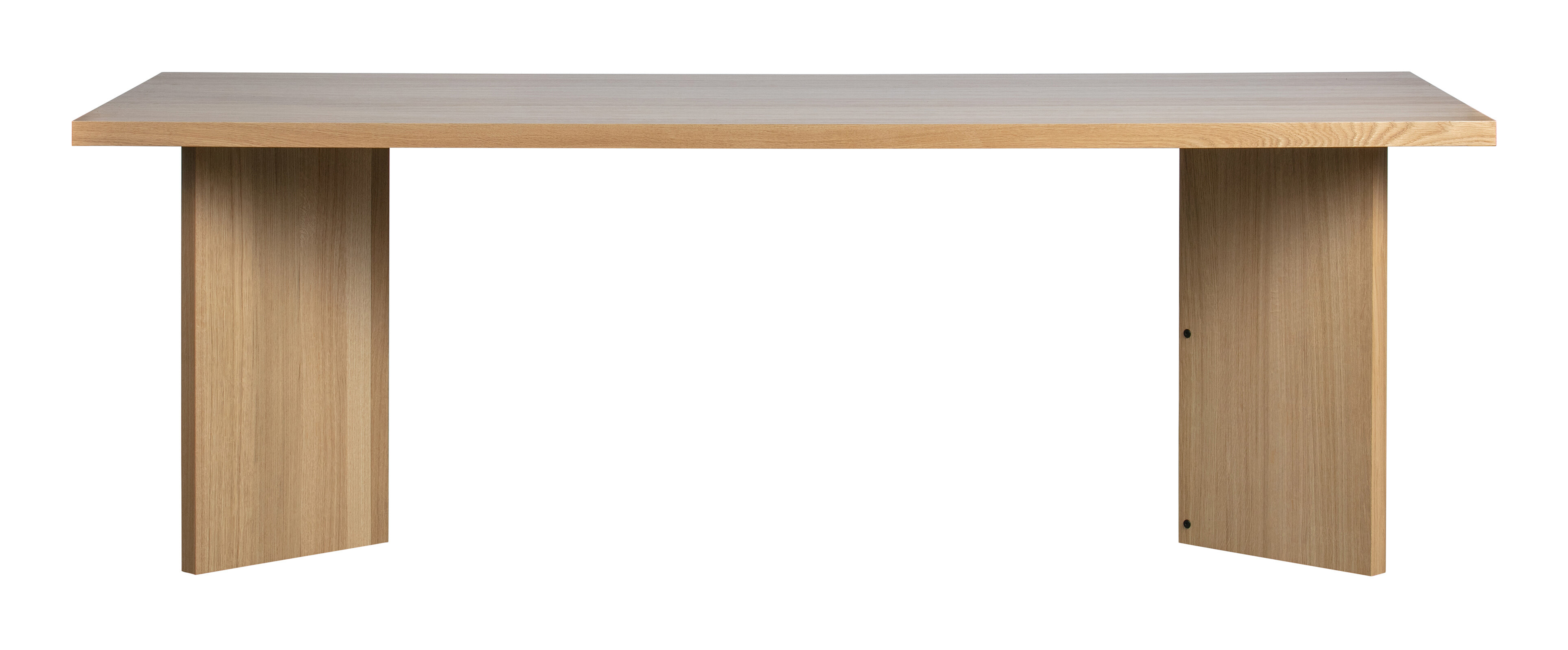 vtwonen Eettafel 'Angle' 220 x 90cm, kleur Eiken