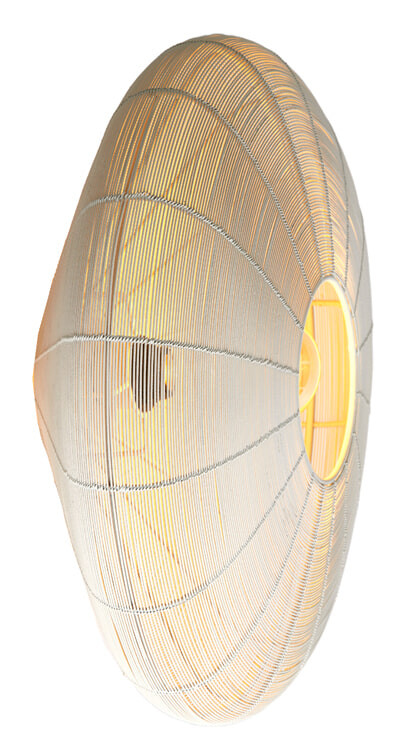 Light & Living Plafondlamp 'Bahoto' Ø50cm, kleur Mat Crème