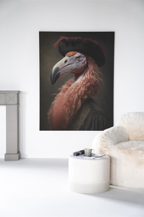 Urban Cotton Wandkleed 'Flamingo' Large, 145 x 190cm