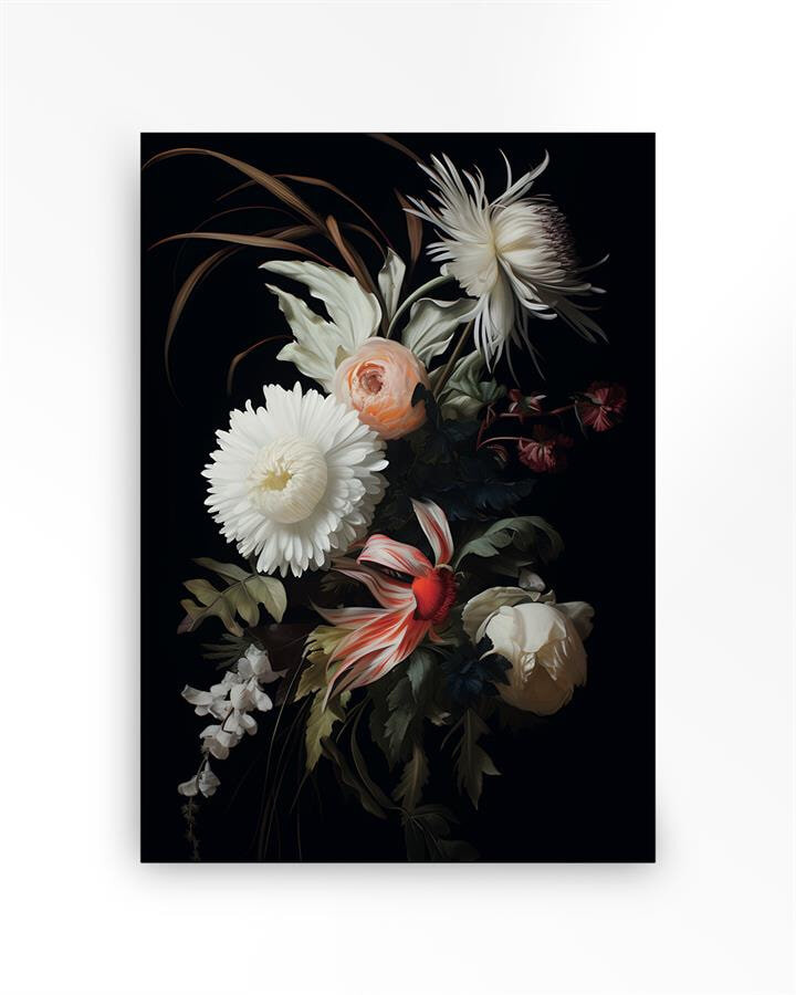 Urban Cotton Wandkleed 'Flower selection' Large, 145 x 190cm