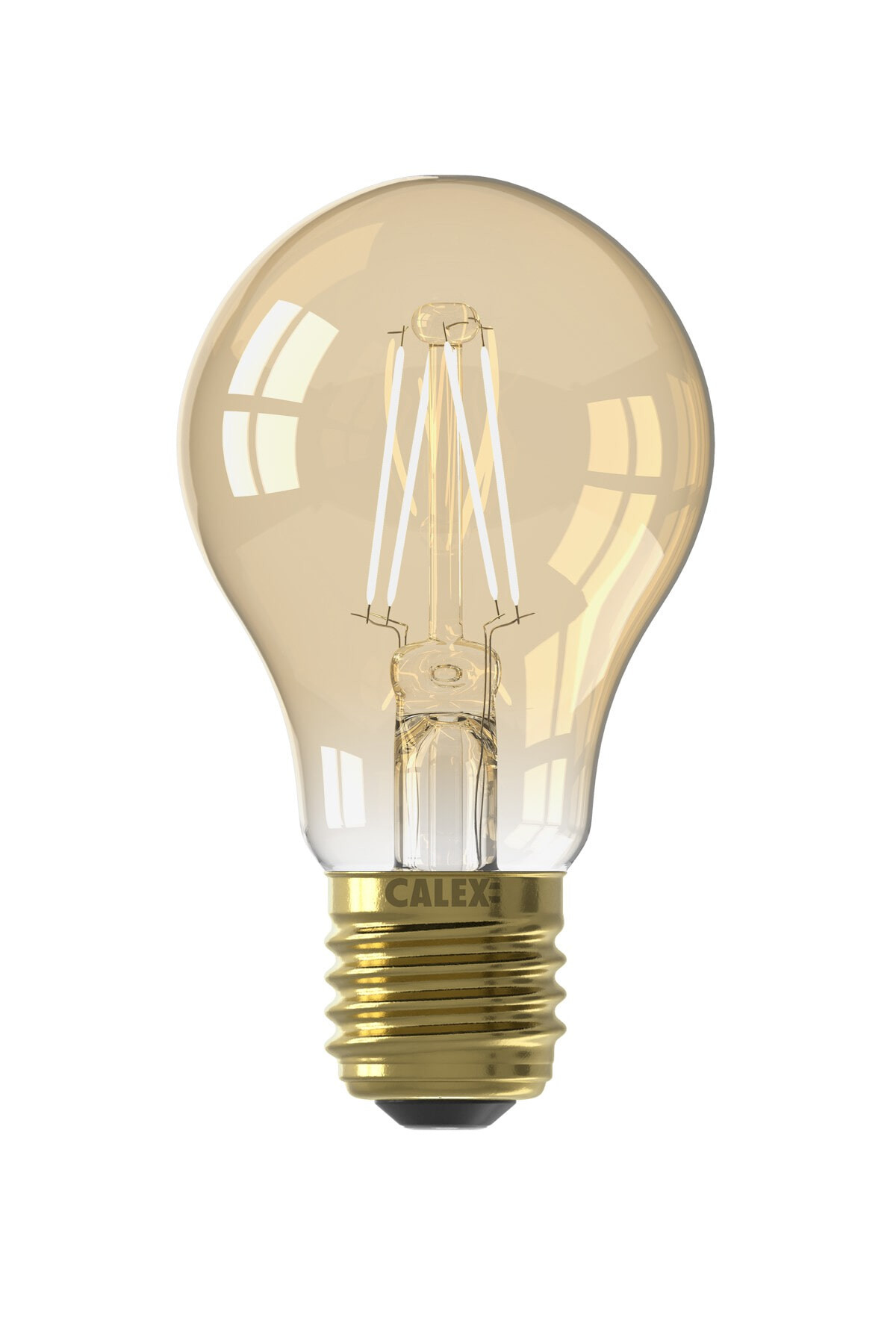 Kooldraadlamp Bol E27 LED 4W goldline, dimbaar - Goud,Transparant