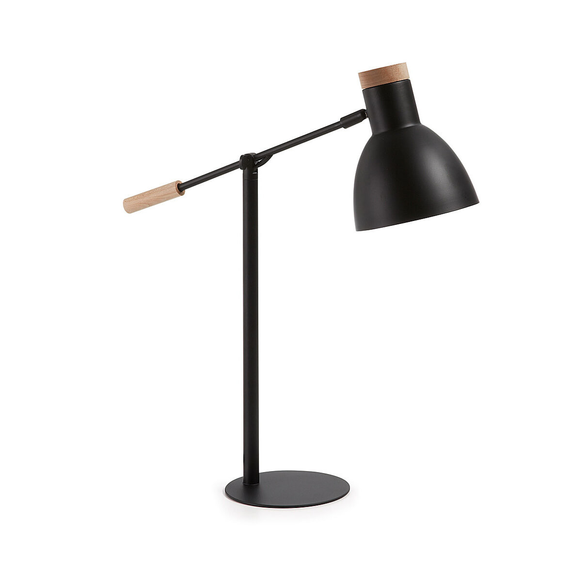 Kave Home Tafellamp 'Tescarle', kleur zwart