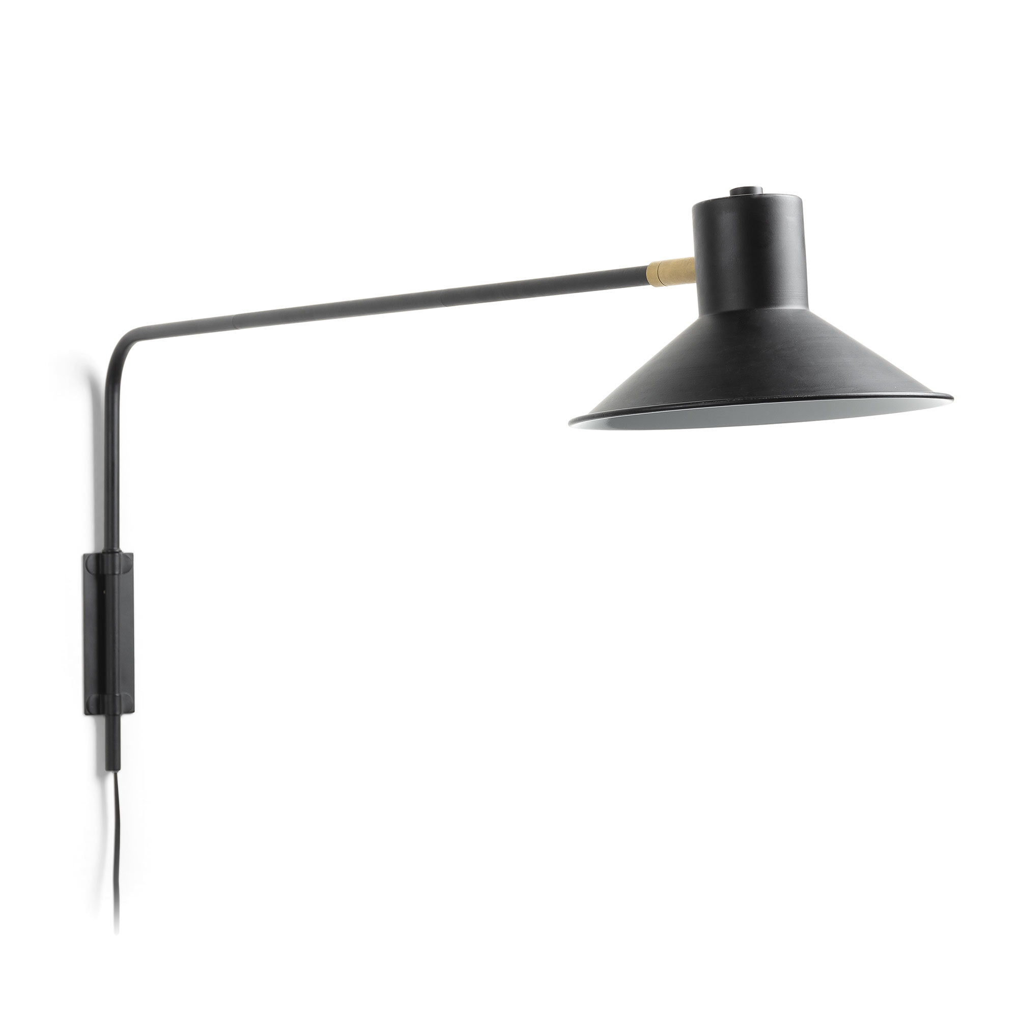 Kave Home Wandlamp 'Aria' XL, kleur Zwart