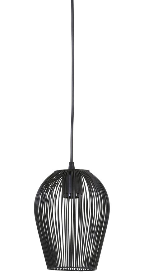 Light & Living Hanglamp 'Abby' 16cm, mat zwart