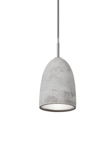 Light & Living Hanglamp 'Hannover' Ø14 cm, E14 beton met reflector