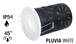 Mi·Light GU10 LED Inbouwspot Armatuur PLUVIA. IP54 Spatwaterdicht. Mat Wit