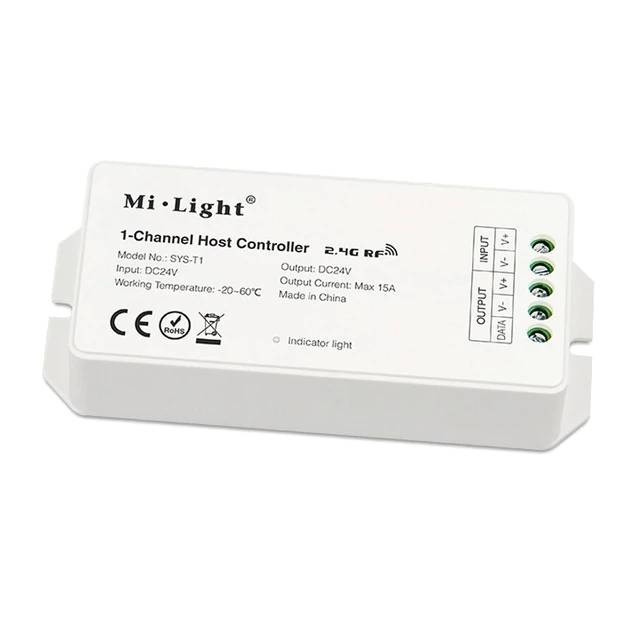 Mi·Light SYS-T1 1-Kanaals Data / Host Controller voor 24V SYS lampen