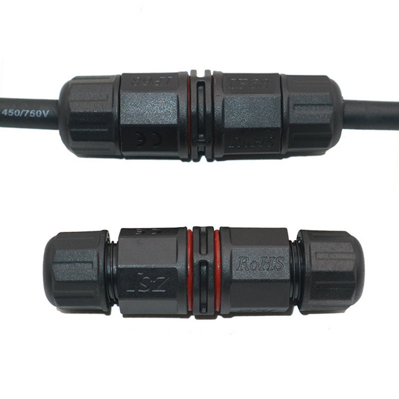 Waterdichte connector 3-aderige kabelverbinder - soldeervrij IP68