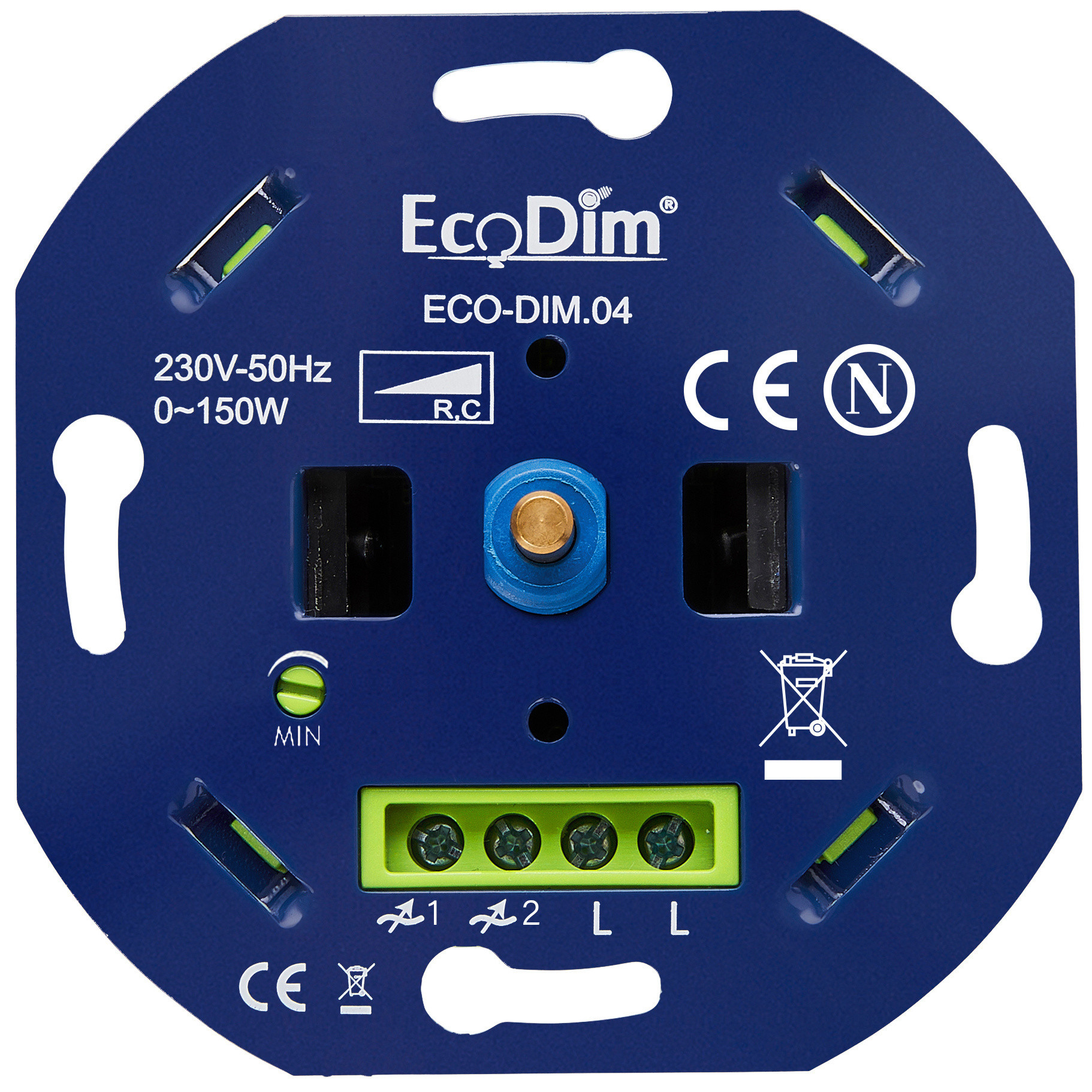 EcoDim ECO-DIM.04 Led dimmer universeel 0-150W (RC)