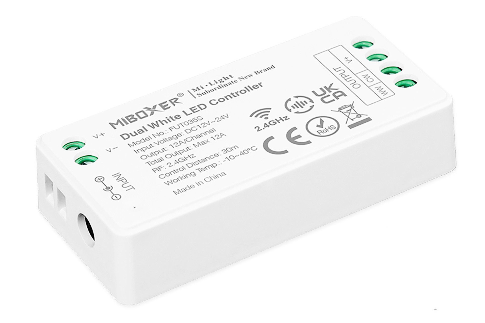 Mi·Light Dual White LED strip controller 12A, 12V-24V (LOS)