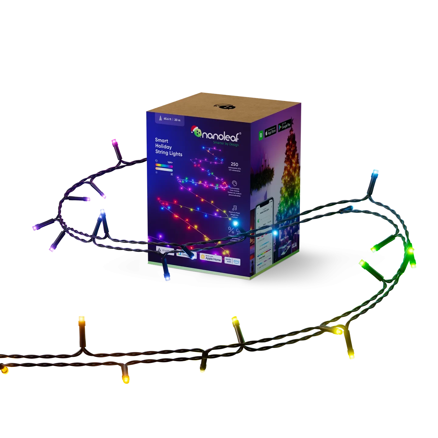 Nanoleaf Nanoleaf Holiday String Lights - Slimme Kerstverlichting 20M
