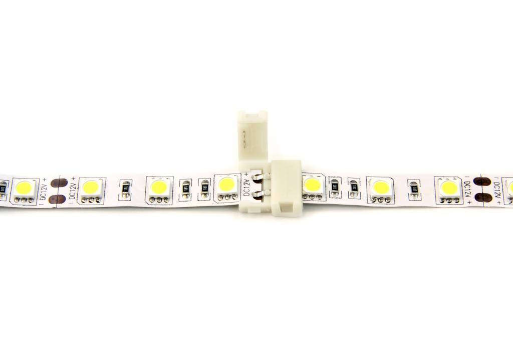 Connector 5050 en 3528 Witte Led Strips | Soldeervrij