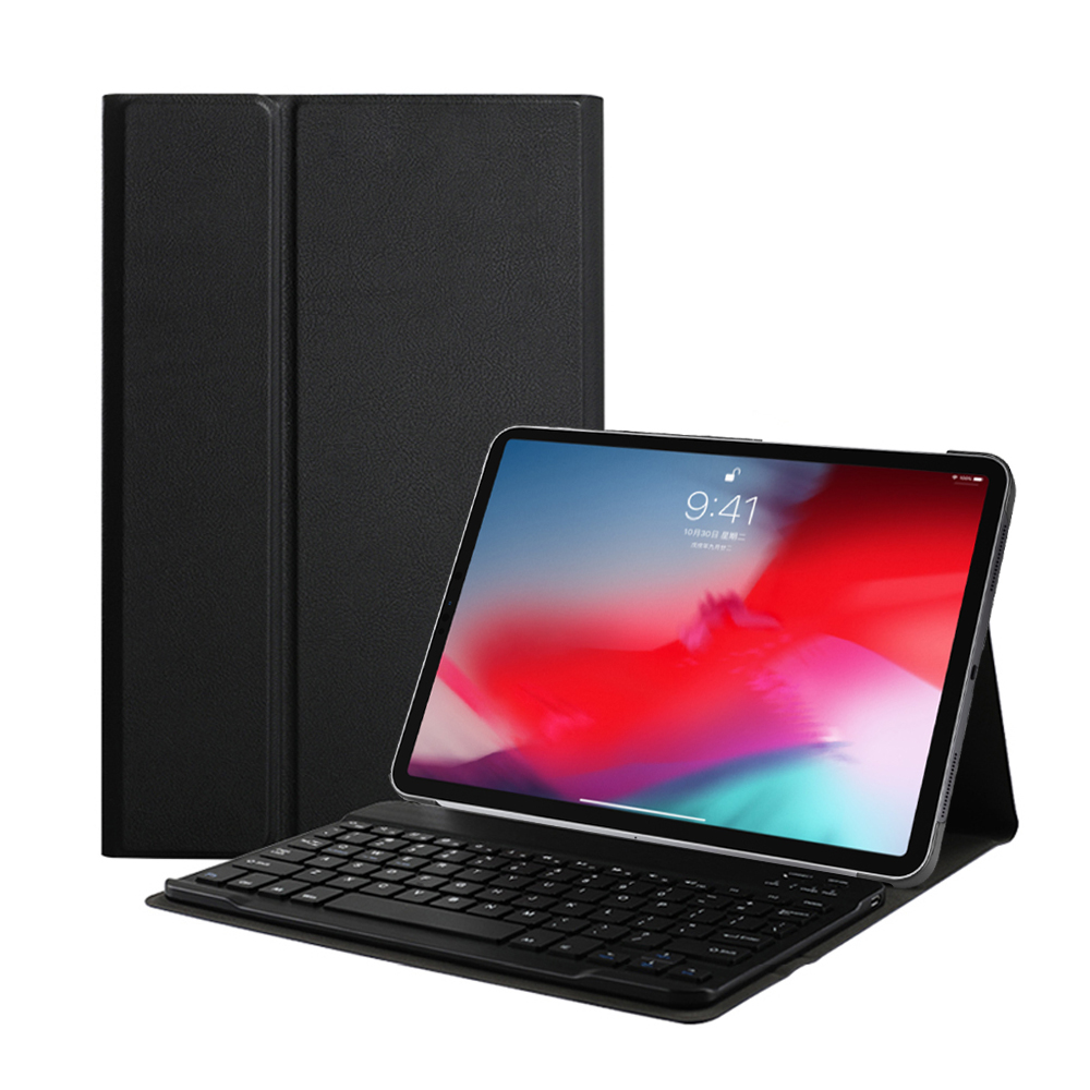 Lunso - afneembare Keyboard hoes - iPad 10.2 inch (2019/2020/2021) - Zwart