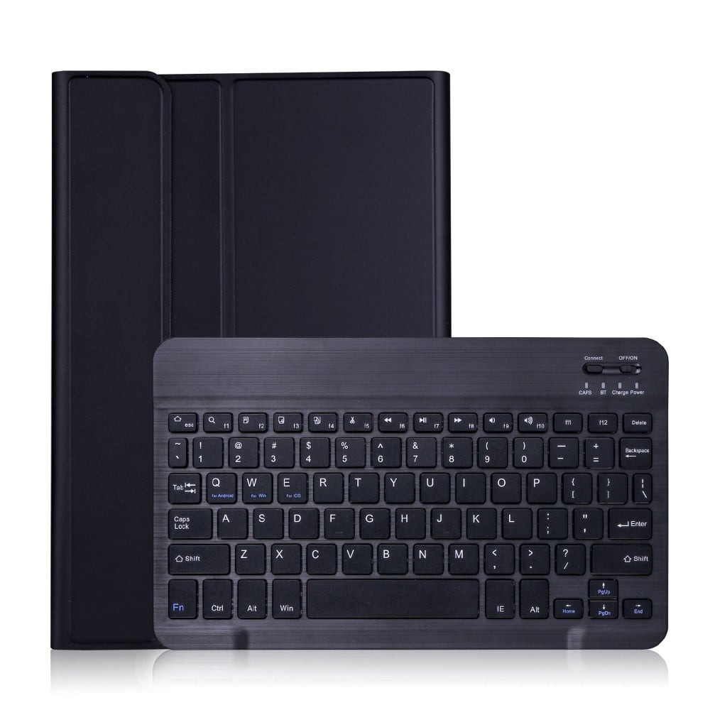 Lunso - Afneembare Keyboard Hoes - Samsung Galaxy Tab A7 (2020) - Zwart