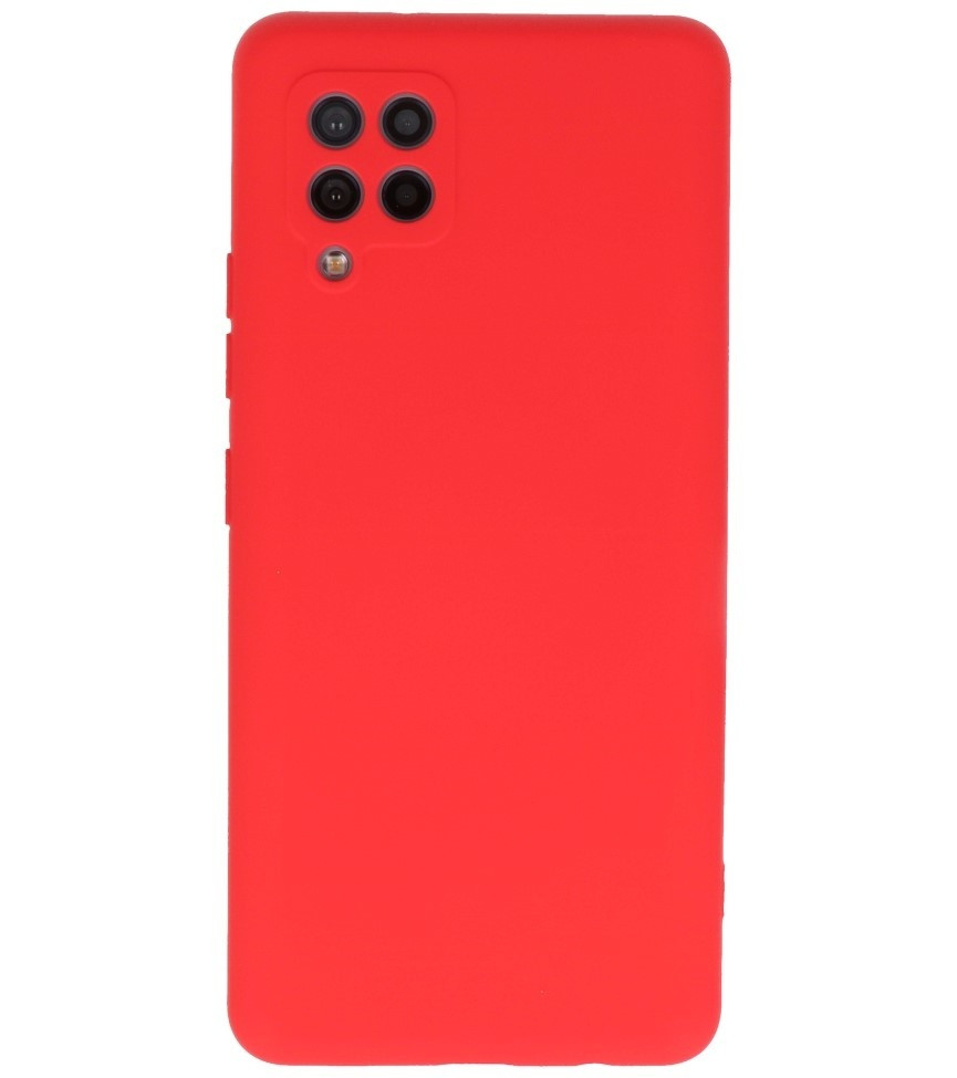 Lunso - Softcase hoes - Samsung Galaxy A42 - Rood