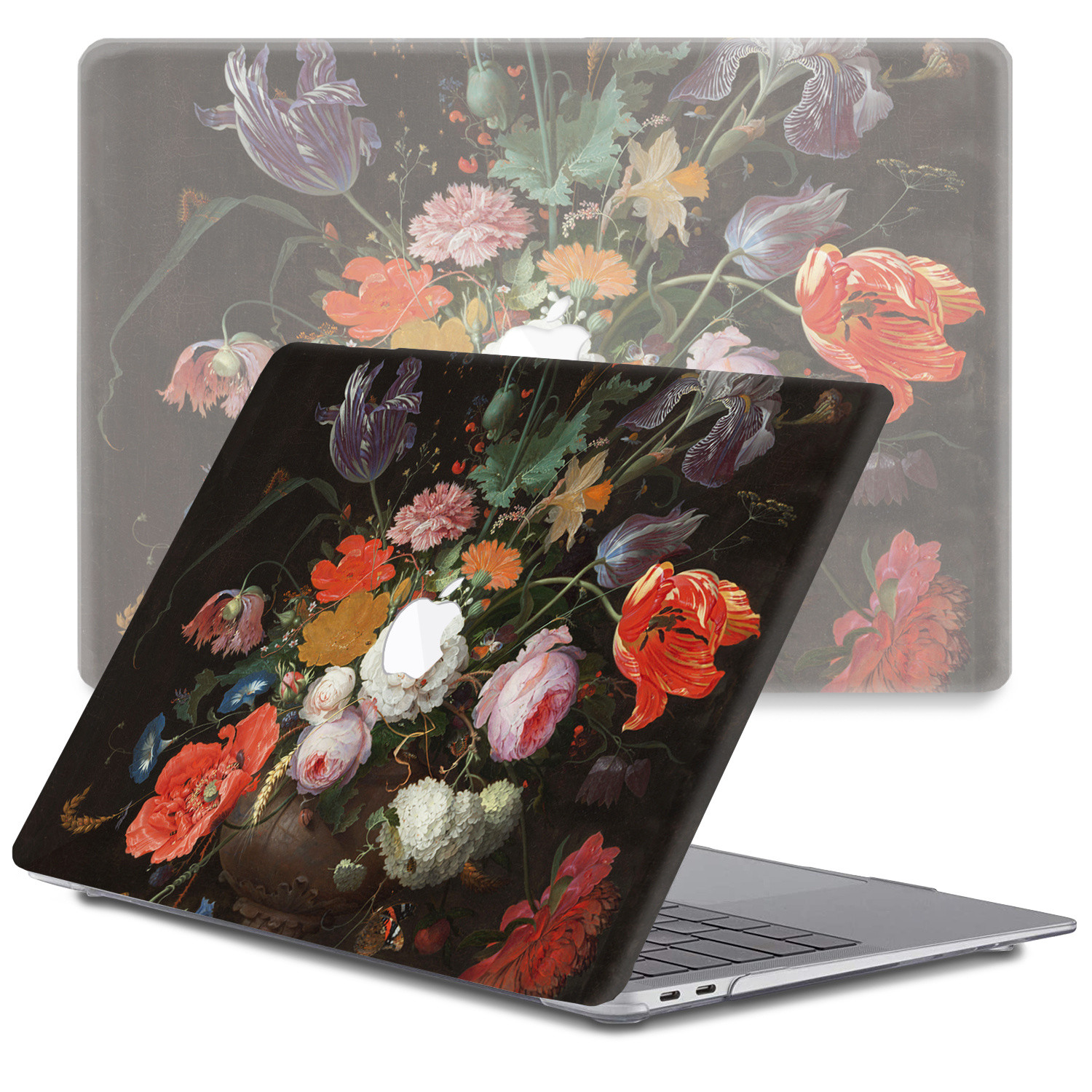 Lunso MacBook Air 13 inch (2010-2017) cover hoes - case - Stilleven Met Bloemen