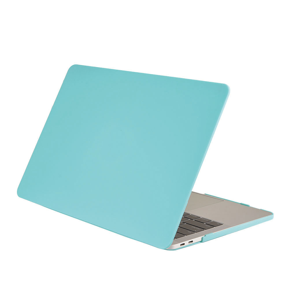 Lunso MacBook 12 inch cover hoes - case - Mat Cyaan