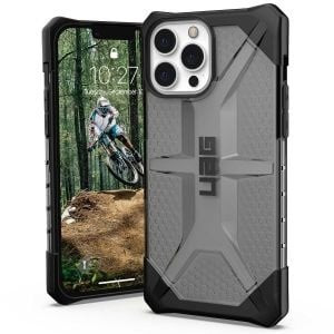 UAG - Plasma backcover hoes - iPhone 13 Pro Max - Grijs + Lunso Tempered Glass