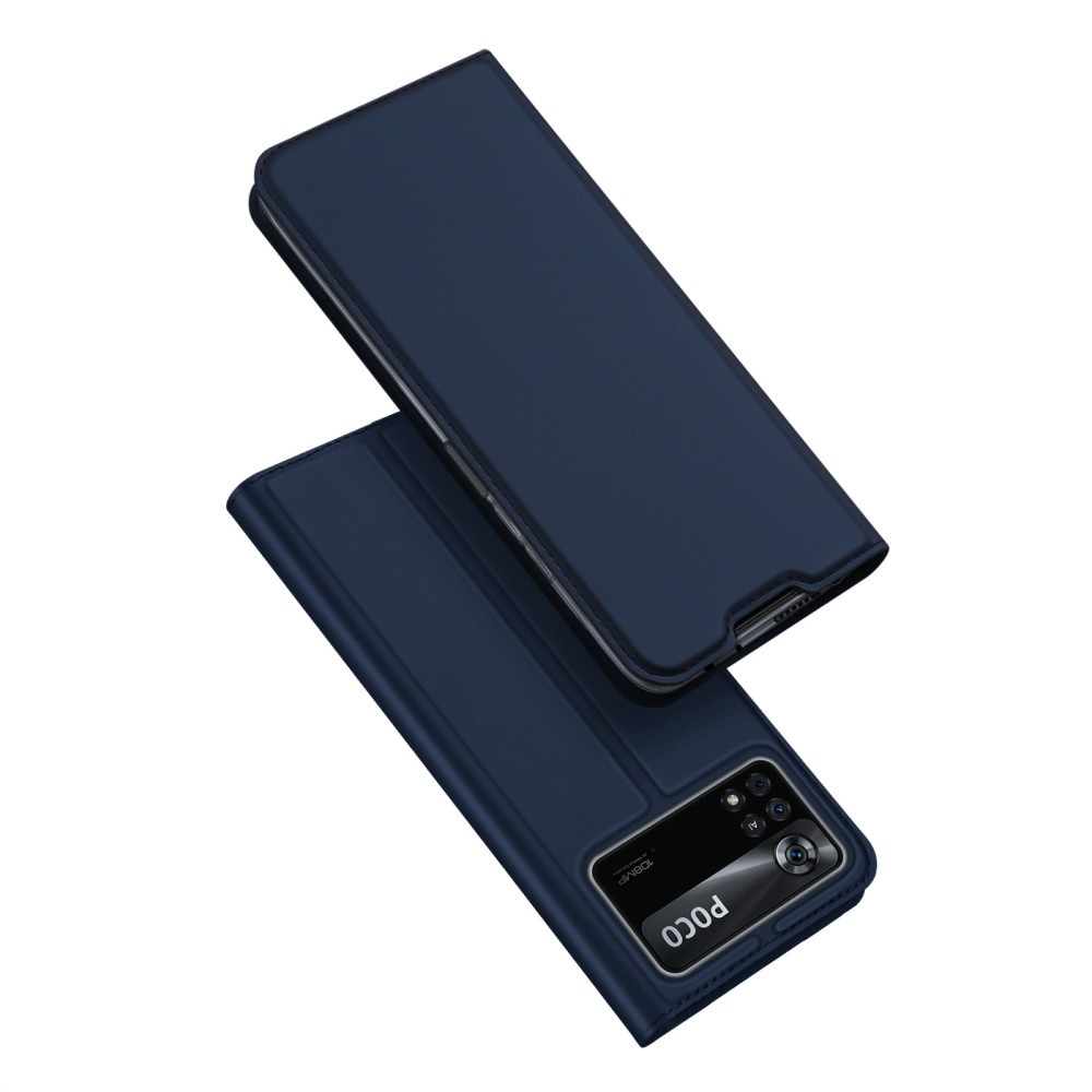 Dux Ducis - Slim bookcase hoes - Xiaomi Poco X4 Pro 5G - Blauw