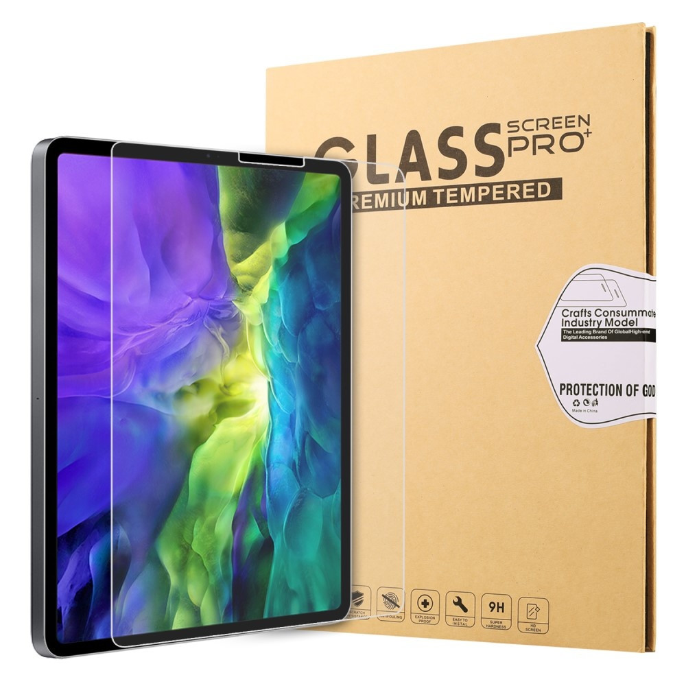 Lunso - iPad 10 (2022) Beschermglas - Full cover Screen protector
