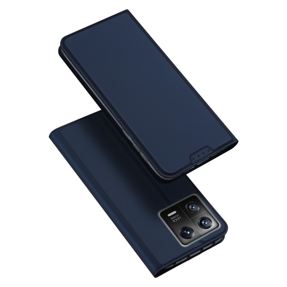 Dux Ducis - Xiaomi 13 - Slim bookcase hoesje - Donkerblauw