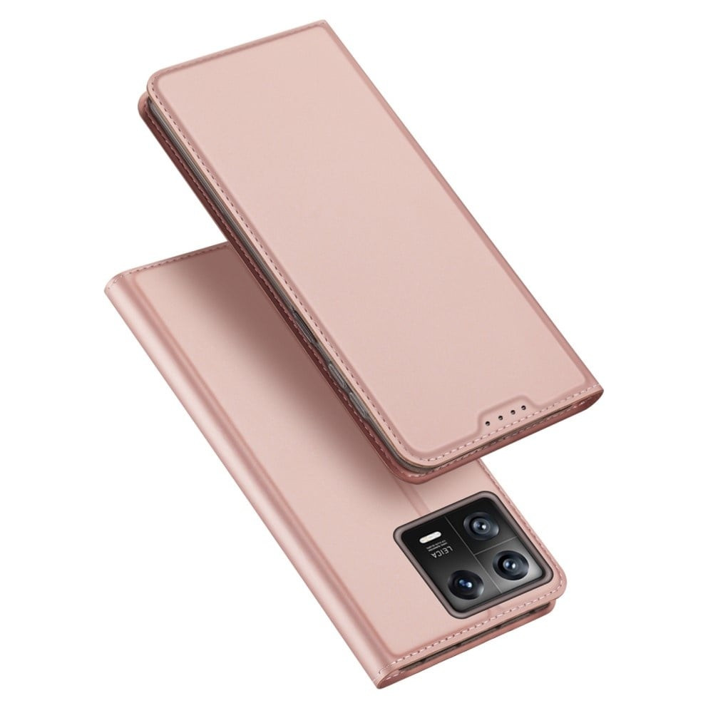 Dux Ducis - Xiaomi 13 - Slim bookcase hoesje - Rose Goud
