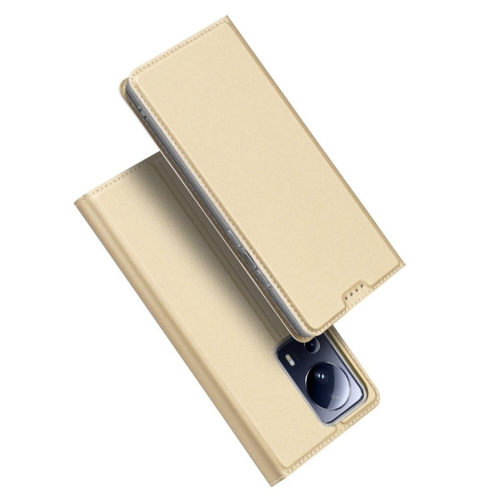 Dux Ducis - Xiaomi 13 Lite - Slim bookcase hoesje - Goud