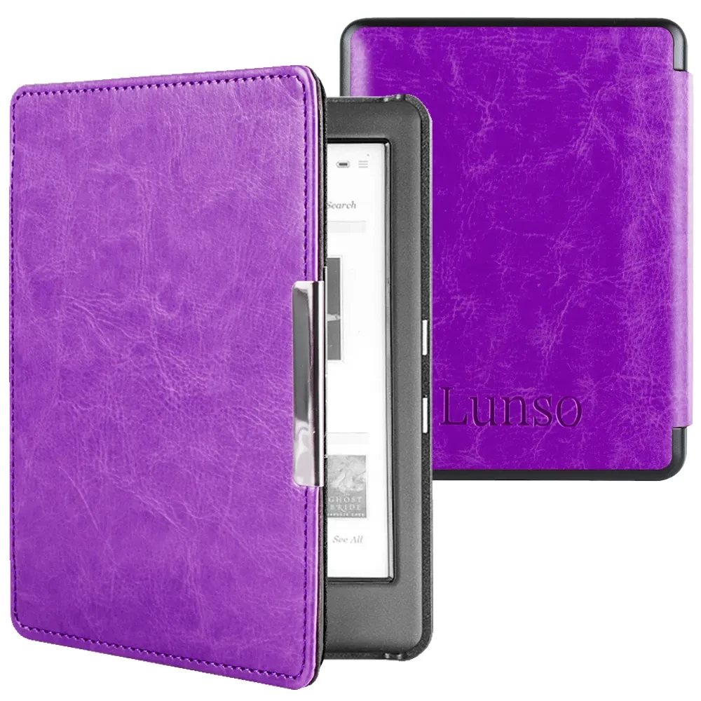 Lunso Kobo Glo / Glo HD / Touch 2.0 hoes (6 inch) - sleepcover - Paars