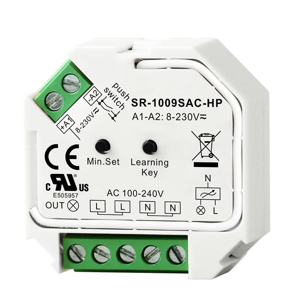 HOFTRONIC™ Mini LED dimmer/ontvanger - Draadloos - maximaal 400 Watt