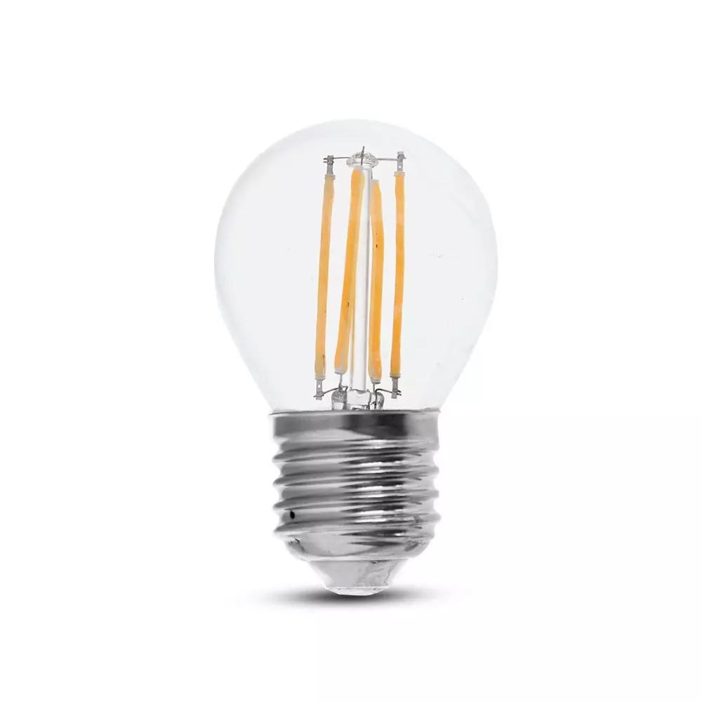 V-TAC E27 filament lamp - G45 - 2700K - 6 Watt - 2 jaar garantie