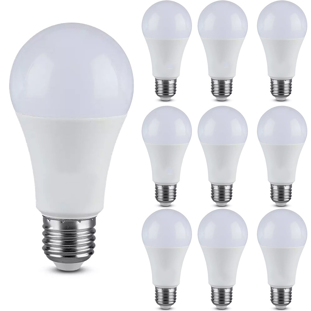V-TAC 10x E27 LED lamp - 9.5 Watt - 4000K - Vervangt 100 Watt - A60 - 160lm/w High Lumen